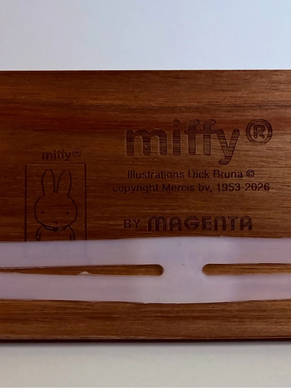 miffy Magenta Ceramic Bunny Salt & Pepper Set in White, Brown, Yellow & Orange